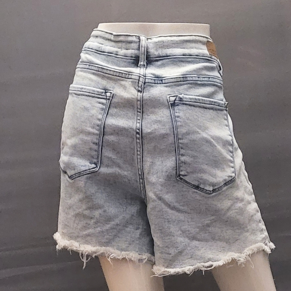 Stars + Stripes Cut Off Jean Shorts - Picture 3 of 12